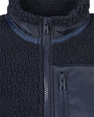 Детско пухкаво яке в тъмносин цвят Urban Classics