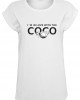 Дамска тениска Mister Tee Coco в бял цвят, Тениски - Lit.bg