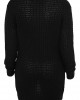 Дамски пуловер в черно Urban Classics Ladies Long Wideneck Sweater, Блузи - Lit.bg