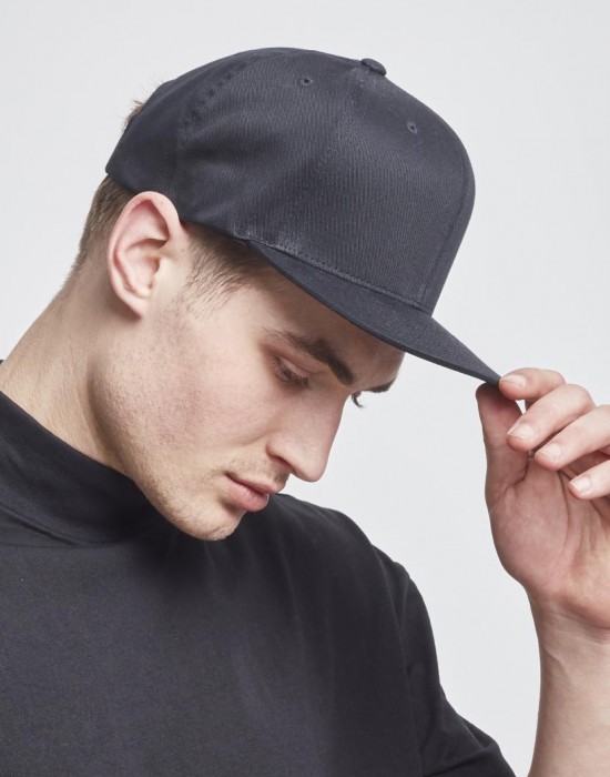 Шапка с козирка в черно Organic Cotton Snapback, Шапки с козирка - Lit.bg