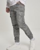 Мъжки карго панталон в черно и бяло Urban Classics AOP Glencheck Cargo Jog Pants, Панталони - Lit.bg