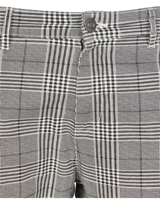 Мъжки карго панталон в черно и бяло Urban Classics AOP Glencheck Cargo Jog Pants, Панталони - Lit.bg