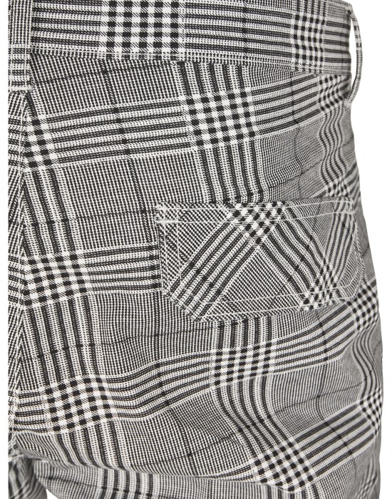 Мъжки карго панталон в черно и бяло Urban Classics AOP Glencheck Cargo Jog Pants, Панталони - Lit.bg