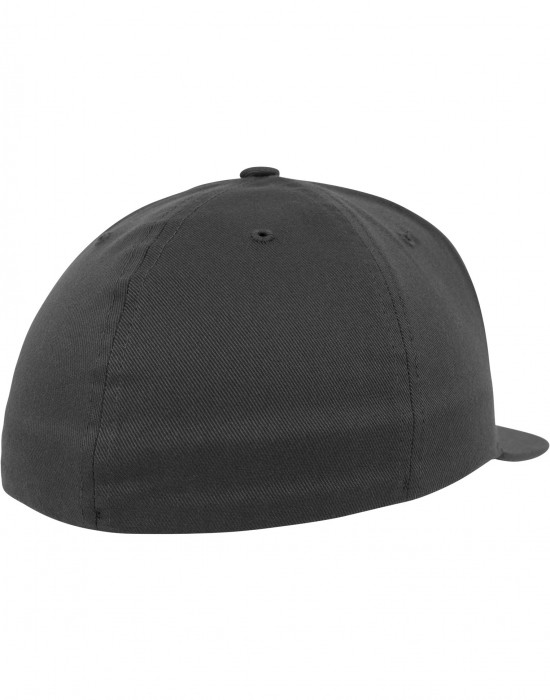 Шапка с козирка в тъмносиво Flexfit Flat Visor, Шапки с козирка - Lit.bg