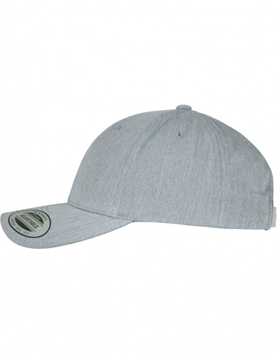 Шапка с козирка в сив цвят Urban Classics Curved Classic Snapback h.grey one size, Шапки с козирка - Lit.bg