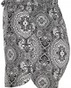 Дамски къси панталони на черно-бели фигури Urban Classics Ladies AOP Viscose Resort Shorts, Къси панталони - Lit.bg