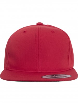 Шапка с козирка в червено Pro-Style Twill Snapback Youth Cap 