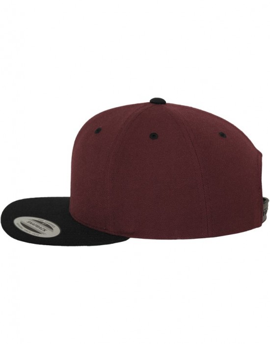 Шапка с козирка в кафяво Classic Snapback 2-Tone, Шапки с козирка - Lit.bg