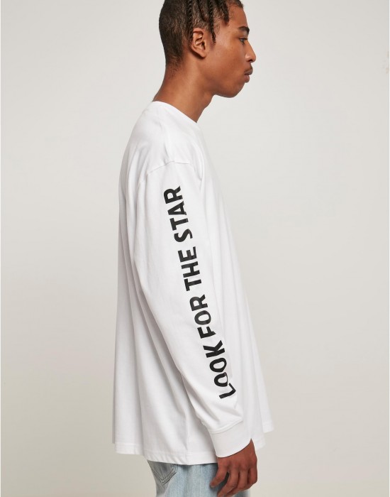 Мъжка блуза в бял цвят Starter Logo Oversize, Блузи - Lit.bg Мъжка блуза в бял цвят Starter Logo Oversize, Блузи - Lit.bg