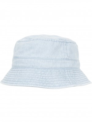 Дънкова шапка идиотка в син цвят Denim Bucket