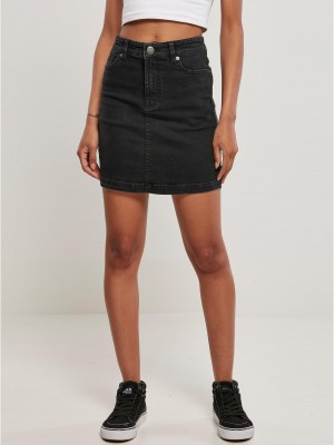 Дънкова пола в черен цвят Ladies Denim Mini Skirt 
