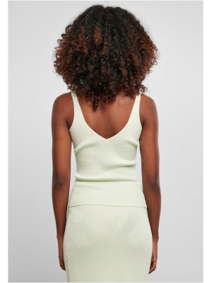 Дамски плетен потник в цвят мента Ladies Top 