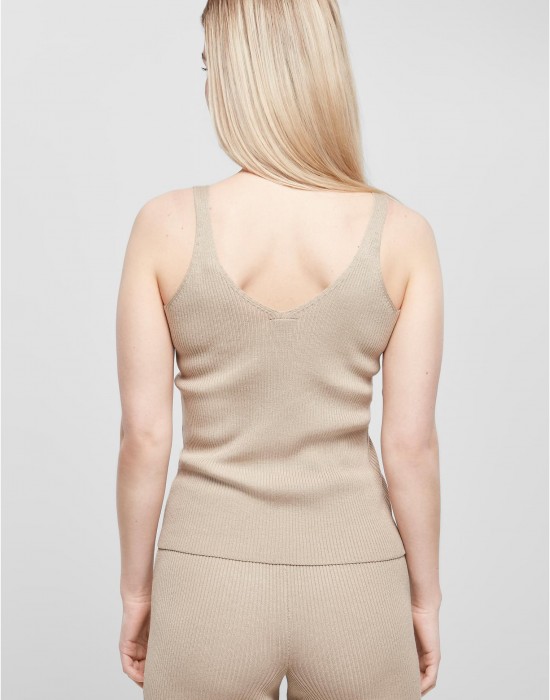 Дамски плетен потник в бежов цвят Ladies Top, Топове - Lit.bg Дамски плетен потник в бежов цвят Ladies Top, Топове - Lit.bg
