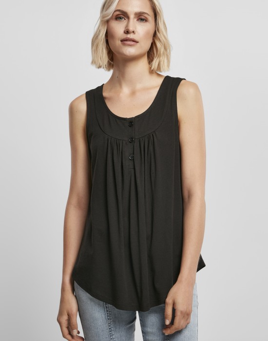Дамски потник в черен цвят Ladies Viscose Top, Тениски - Lit.bg