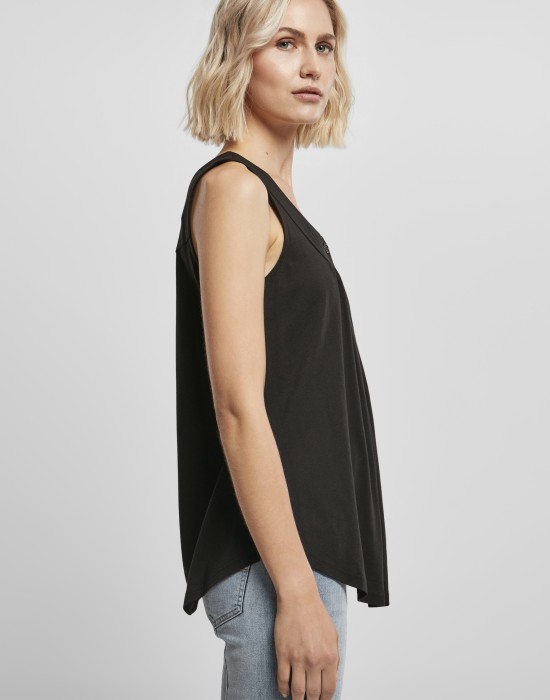 Дамски потник в черен цвят Ladies Viscose Top, Тениски - Lit.bg