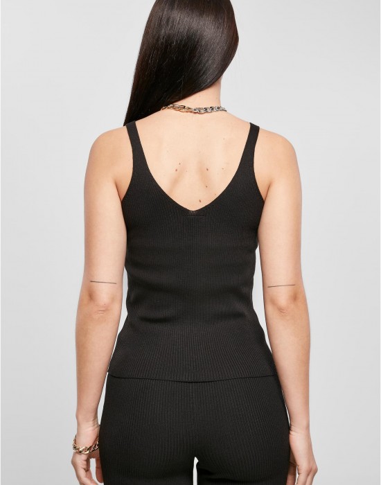 Дамски плетен потник в черен цвят Ladies Top, Топове - Lit.bg