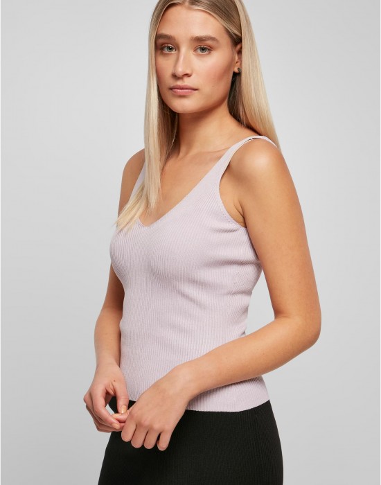 Дамски плетен потник в светлолилав цвят Ladies Top, Топове - Lit.bg Дамски плетен потник в светлолилав цвят Ladies Top, Топове - Lit.bg