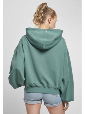 Дамски широк суичър в зелено Ladies Oversized Hoody