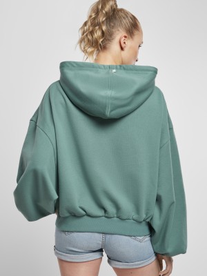 Дамски широк суичър в зелено Ladies Oversized Hoody