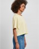 Дамска къса тениска в жълто Ladies Short Oversized Tee, Тениски - Lit.bg