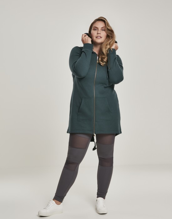Дамска спортна парка в зелено Ladies Sweat Parka, Суичъри - Lit.bg