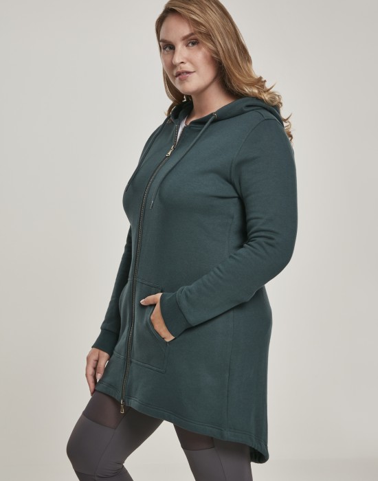 Дамска спортна парка в зелено Ladies Sweat Parka, Суичъри - Lit.bg