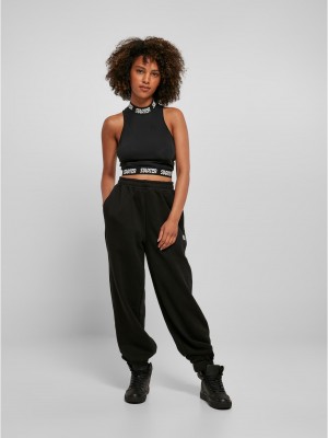 Дамско долнище в черен цвят Ladies Starter Essential Sweat Pants