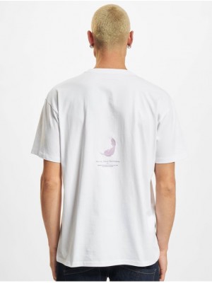Мъжка тениска в бял цвят Mister Tee Vive la Liberte 