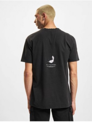 Мъжка тениска в черен цвят Mister Tee Vive la Liberte