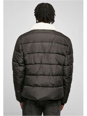 Мъжко зимно яке в черен цвят Urban Classics Sherpa Jacket