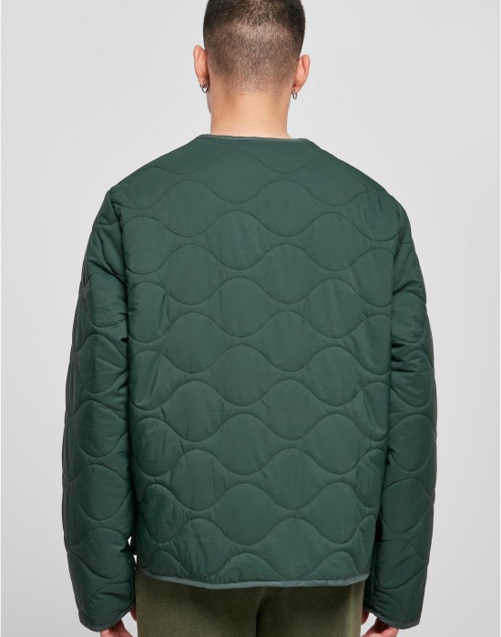 Мъжко ватирано яке в зелен цвят Urban Classics Liner Jacket, Якета - Lit.bg Мъжко ватирано яке в зелен цвят Urban Classics Liner Jacket, Якета - Lit.bg