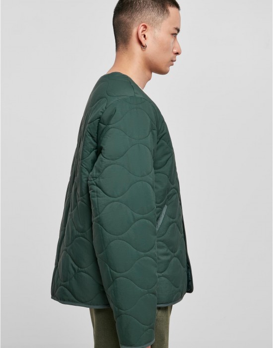 Мъжко ватирано яке в зелен цвят Urban Classics Liner Jacket, Якета - Lit.bg Мъжко ватирано яке в зелен цвят Urban Classics Liner Jacket, Якета - Lit.bg