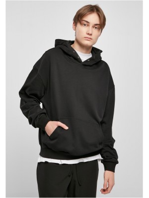 Мъжки суичър с качулка в черен цвят Urban Classics Snap Hoody