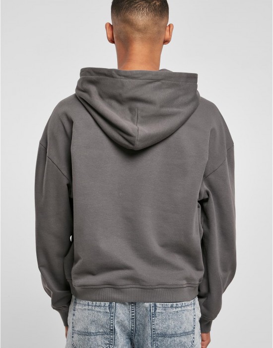 Мъжки суичър с качулка и цип в сиво Urban Classics Zip Hoody unionbeige, Суичъри - Lit.bg Мъжки суичър с качулка и цип в сиво Urban Classics Zip Hoody unionbeige, Суичъри - Lit.bg