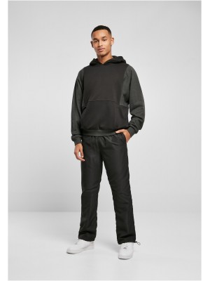 Мъжки суичър с качулка в черен цвят Urban Classics Hoody black/charcoal 