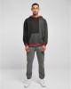 Мъжки суичър с качулка в цветен десен Urban Classics Color Hoody black/charcoal, Суичъри - Lit.bg Мъжки суичър с качулка в цветен десен Urban Classics Color Hoody black/charcoal, Суичъри - Lit.bg