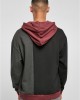 Мъжки суичър с качулка в цветен десен Urban Classics Color Hoody black/charcoal, Суичъри - Lit.bg Мъжки суичър с качулка в цветен десен Urban Classics Color Hoody black/charcoal, Суичъри - Lit.bg
