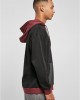 Мъжки суичър с качулка в цветен десен Urban Classics Color Hoody black/charcoal, Суичъри - Lit.bg Мъжки суичър с качулка в цветен десен Urban Classics Color Hoody black/charcoal, Суичъри - Lit.bg