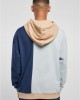 Мъжки суичър с качулка в цветен десен Urban Classics Color Hoody summerblue/darkblue, Суичъри - Lit.bg