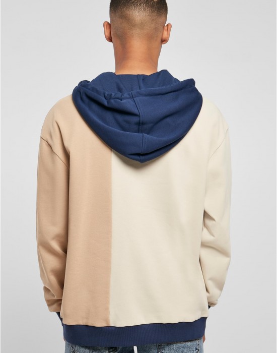 Мъжки суичър с качулка в цветен десен Urban Classics Color Hoody softseagrass/unionbeige, Суичъри - Lit.bg Мъжки суичър с качулка в цветен десен Urban Classics Color Hoody softseagrass/unionbeige, Суичъри - Lit.bg