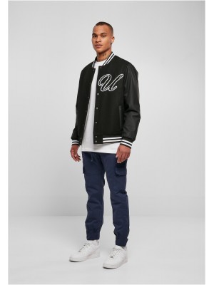 Мъжко колежанско яке в черен цвят Urban Classics College Jacket