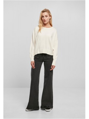 Широка дамска блуза в бял цвят Urban Classics Basic 