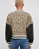 Дамско колежанско яке в цветен десен Urban Classics Ladies Jacket unionbeigeleo/black, Якета - Lit.bg Дамско колежанско яке в цветен десен Urban Classics Ladies Jacket unionbeigeleo/black, Якета - Lit.bg