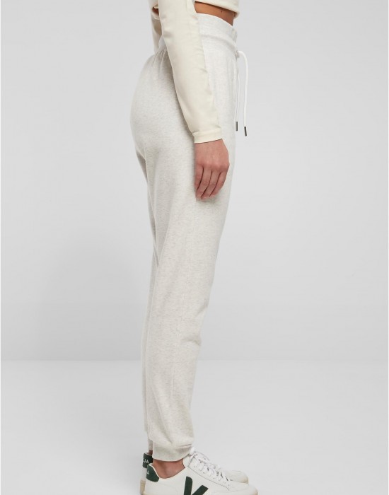 Дамско долнище в бял цвят Urban Classics Ladies High Waist Pants, Долнища - Lit.bg
