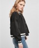 Дамско колежанско яке в черен цвят Urban Classics College Jacket, Якета - Lit.bg Дамско колежанско яке в черен цвят Urban Classics College Jacket, Якета - Lit.bg
