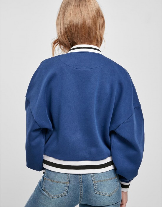 Дамско колежанско яке в син цвят Urban Classics College Jacket, Якета - Lit.bg Дамско колежанско яке в син цвят Urban Classics College Jacket, Якета - Lit.bg