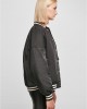 Дамско колежанско яке в черен цвят Urban Classics Ladies College Jacket, Якета - Lit.bg Дамско колежанско яке в черен цвят Urban Classics Ladies College Jacket, Якета - Lit.bg