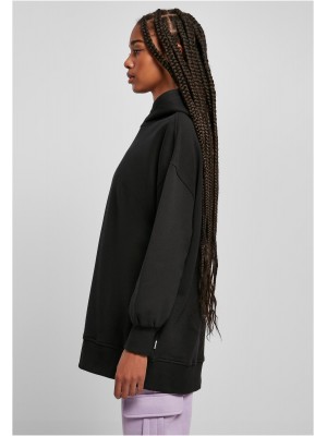 Дамски широк суичър с качулка в черен цвят Urban Classics Big Oversized Hoody