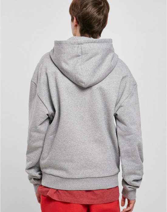 Мъжки суичър с качулка в сив цвят Urban Classics Hoody, Суичъри - Lit.bg Мъжки суичър с качулка в сив цвят Urban Classics Hoody, Суичъри - Lit.bg