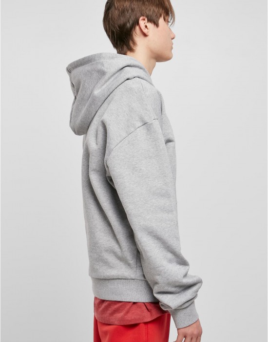 Мъжки суичър с качулка в сив цвят Urban Classics Hoody, Суичъри - Lit.bg Мъжки суичър с качулка в сив цвят Urban Classics Hoody, Суичъри - Lit.bg